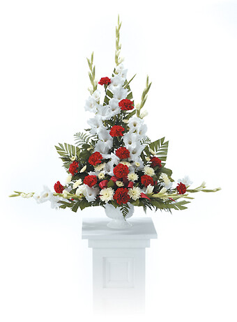 Classic Funeral Urn Arrangement